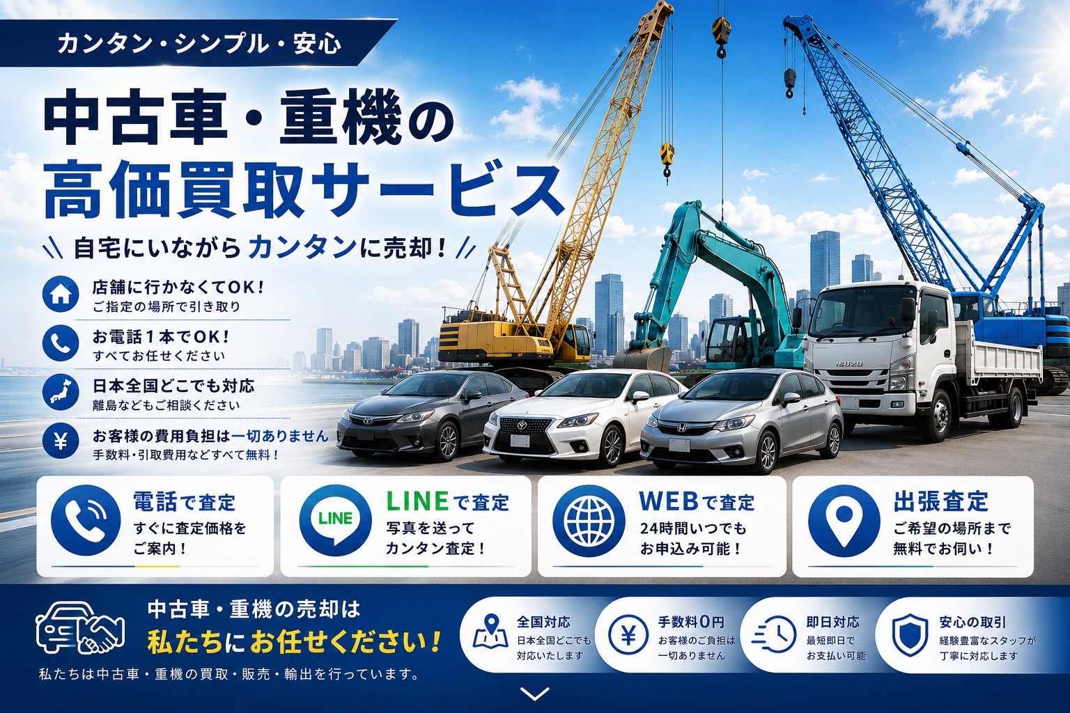 MMA買い取り — 中古車・重機の高価買取